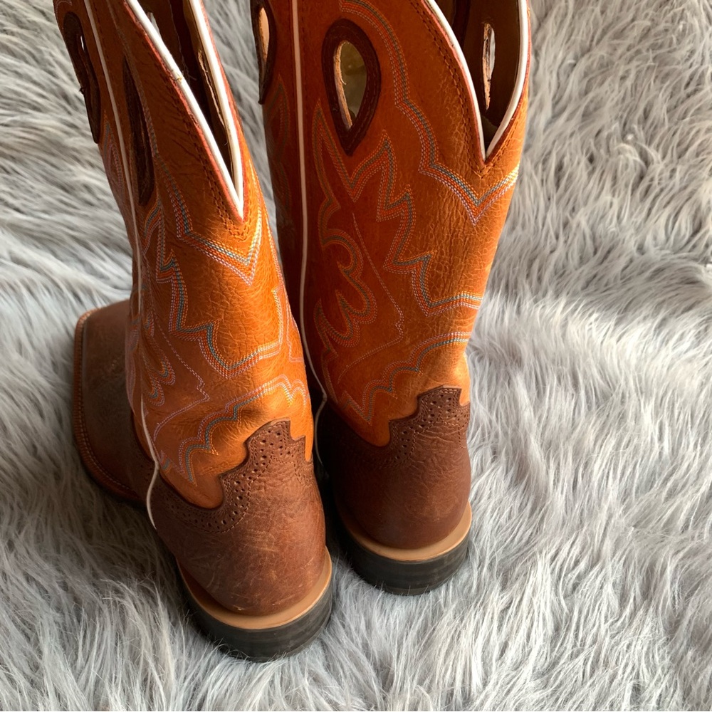 Twisted X Square Toe Box Western 14" Ruff Stock Work Boots Men's Size 13 - Picture 7 of 13